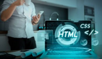 html-css-coding-technology-concept-with-laptop